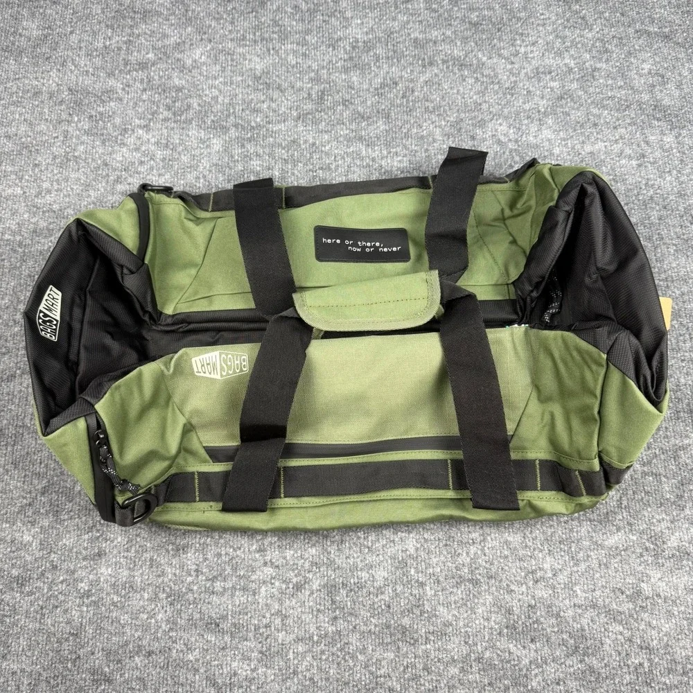 NWT Bagsmart 43L Paz Duffle Backpack Olive Green Black Travel Gym Weekend